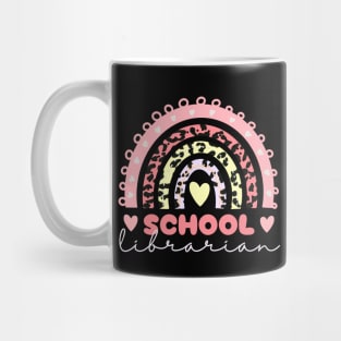 School Librarian Rainbow Mug